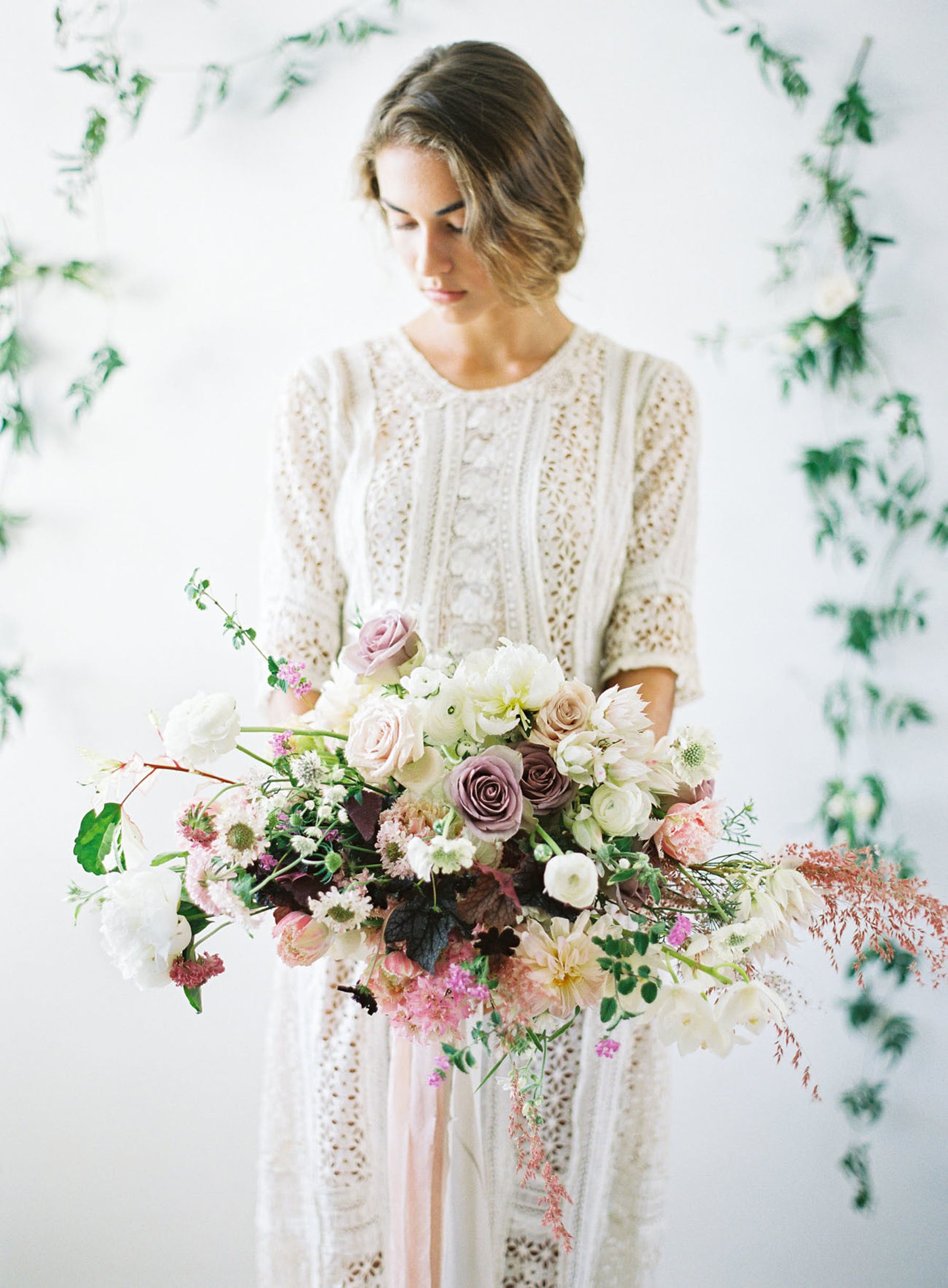 It's All About the Lace in This Old World Bridal Inspiration - Florals by Designs by Hemingway
