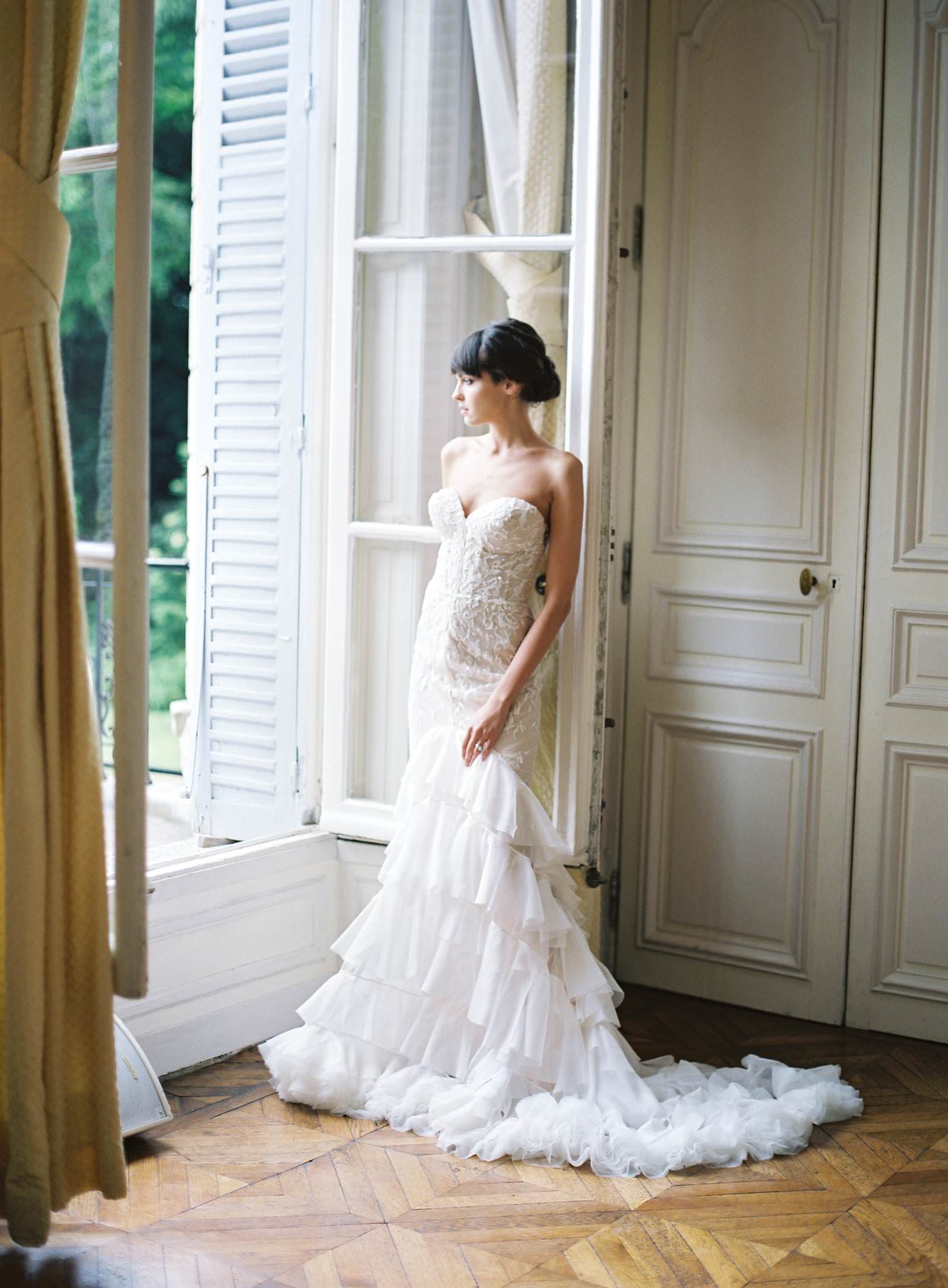 Paris wedding -bridal gown