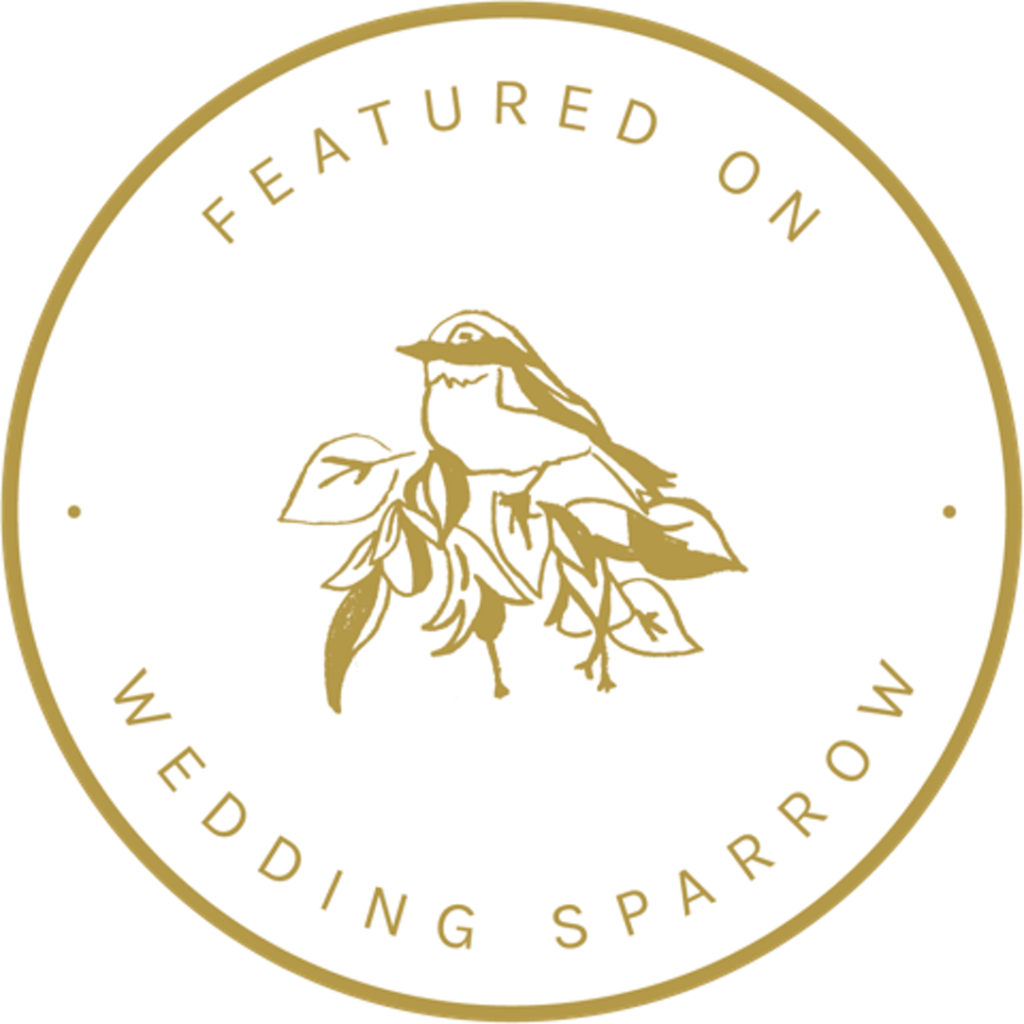 Wedding Sparrow badge